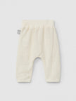Natural-effect pull-up pants | Natural | Snug