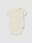 Plain bodysuit without collar | Natural | Snug