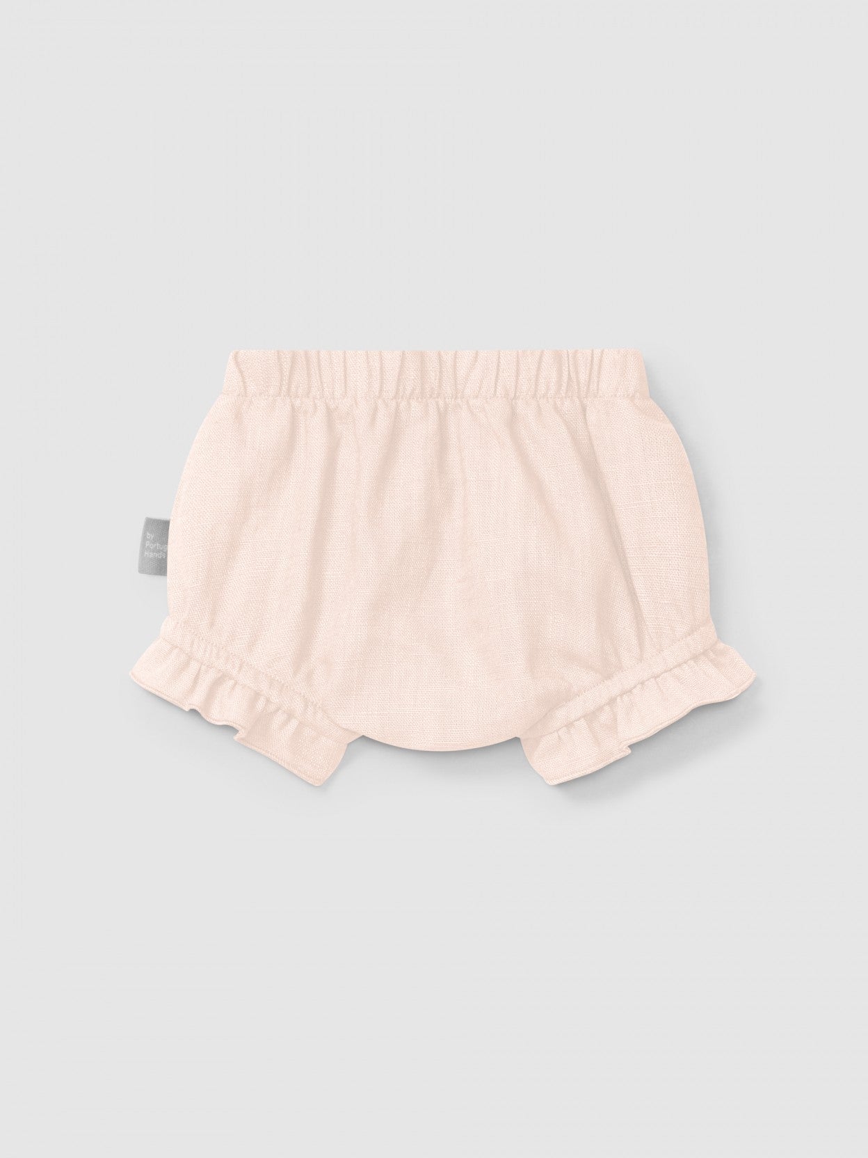 Plain pull-up diaper cover in linen with cotton | Pink | Snug