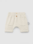 Cotton striped shorts | Natural | Snug