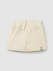 Waffle weave pull-up shorts | Natural | Snug