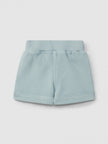 Waffle weave pull-up shorts | Mint Blue | Snug