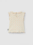 Ribbed jersey singlet floral print | Pink | Snug