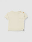 Plain T-shirt with pocket | Natural | Snug