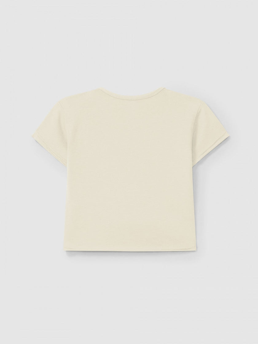 Plain T-shirt with pocket | Natural | Snug