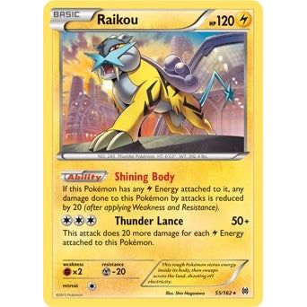 Raikou - 55/162 (Cosmos Holo) (055/162) (BLE)