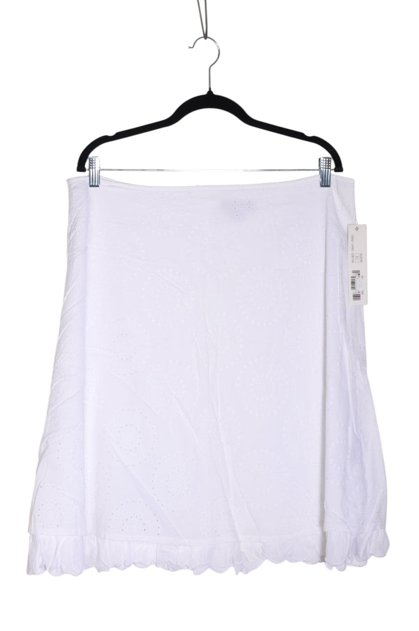TRIBAL Women A-Line Skirts Regular fit in White - 14