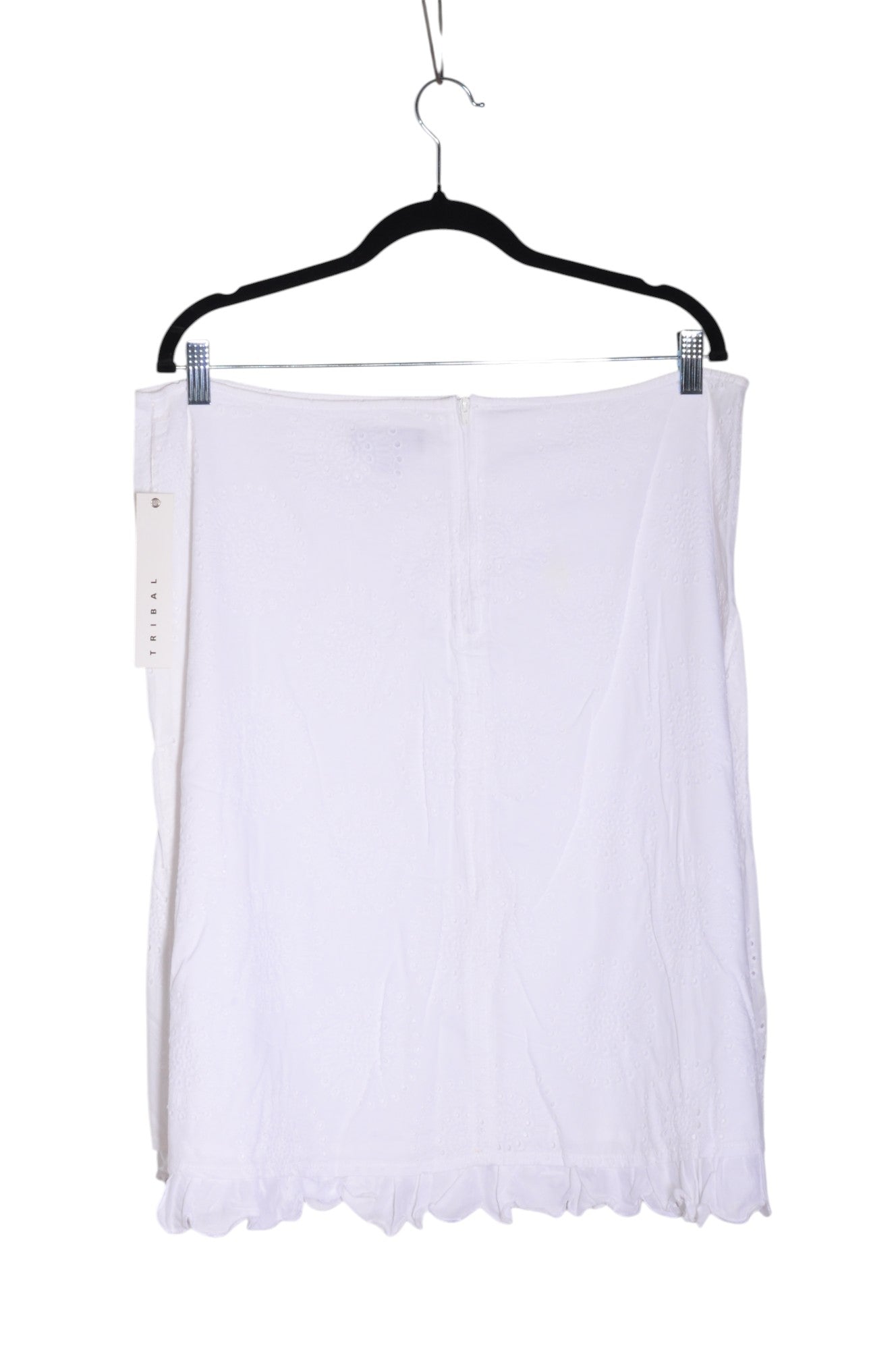 TRIBAL Women A-Line Skirts Regular fit in White - 14