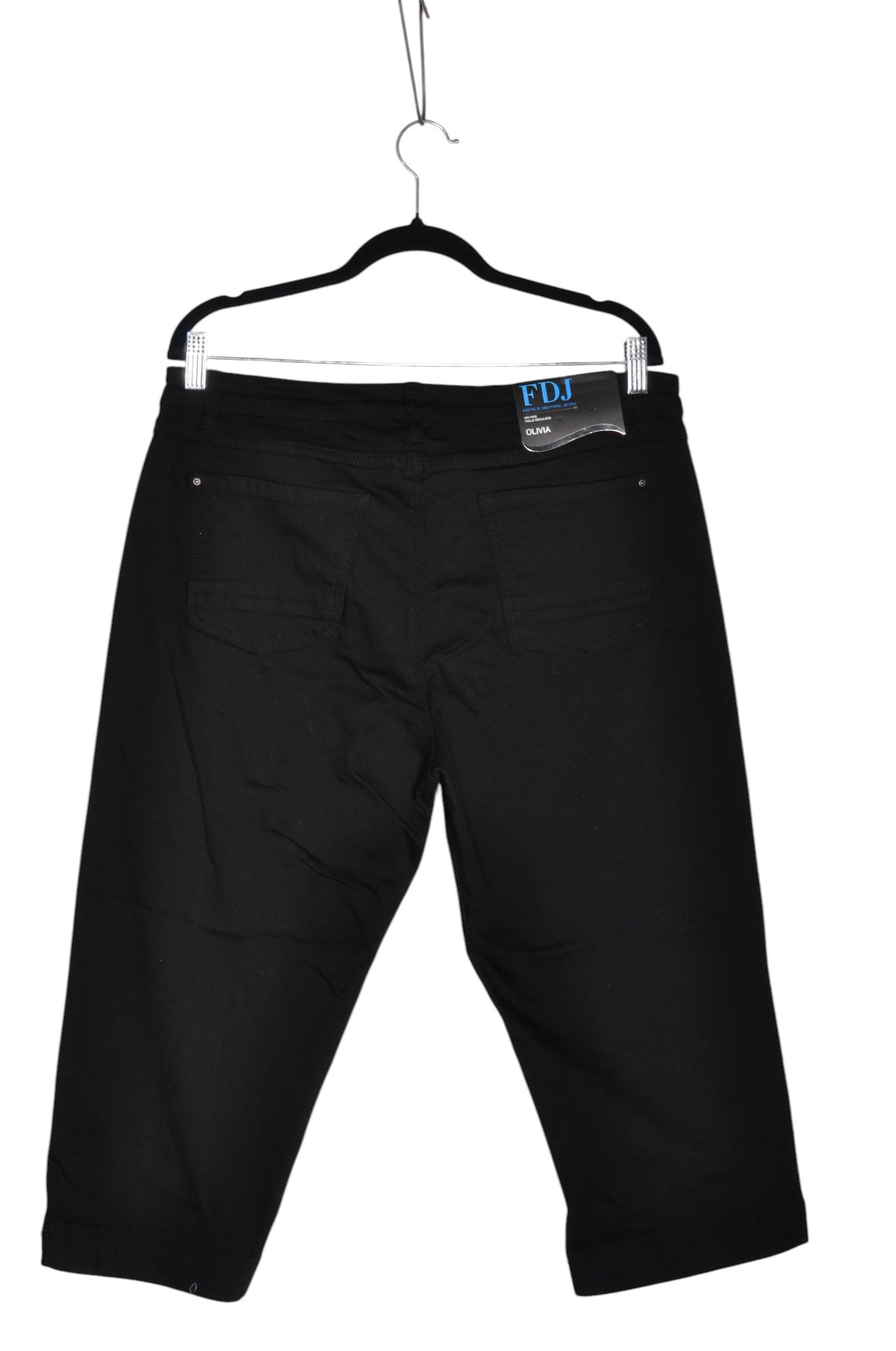 FDJ Women Capri Pants Regular fit in Black - 16