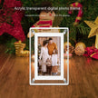 5-inch Transparent Acrylic Digital Photo Frame with Video Player & Stereo Speaker