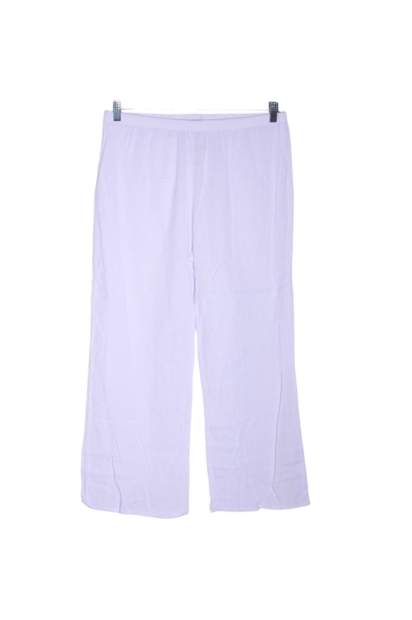 SUN MODA Women Palazzo Pants Regular fit in White - L, XL