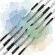 Nylon Hair Art Brush Set 10pcs – Watercolor, Oil & Acrylic Painting Brushes with Wood Handle