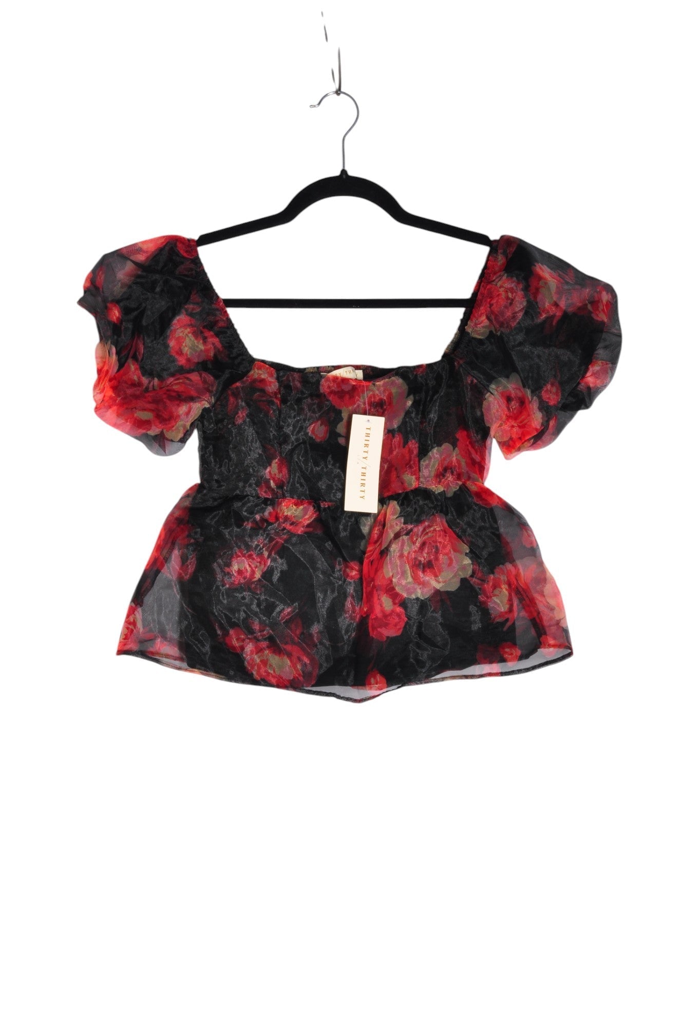 THIRTY THIRTY Women Crop Tops Regular fit in Black - S