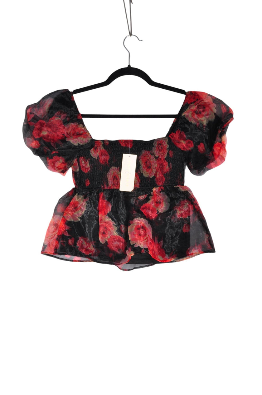 THIRTY THIRTY Women Crop Tops Regular fit in Black - S