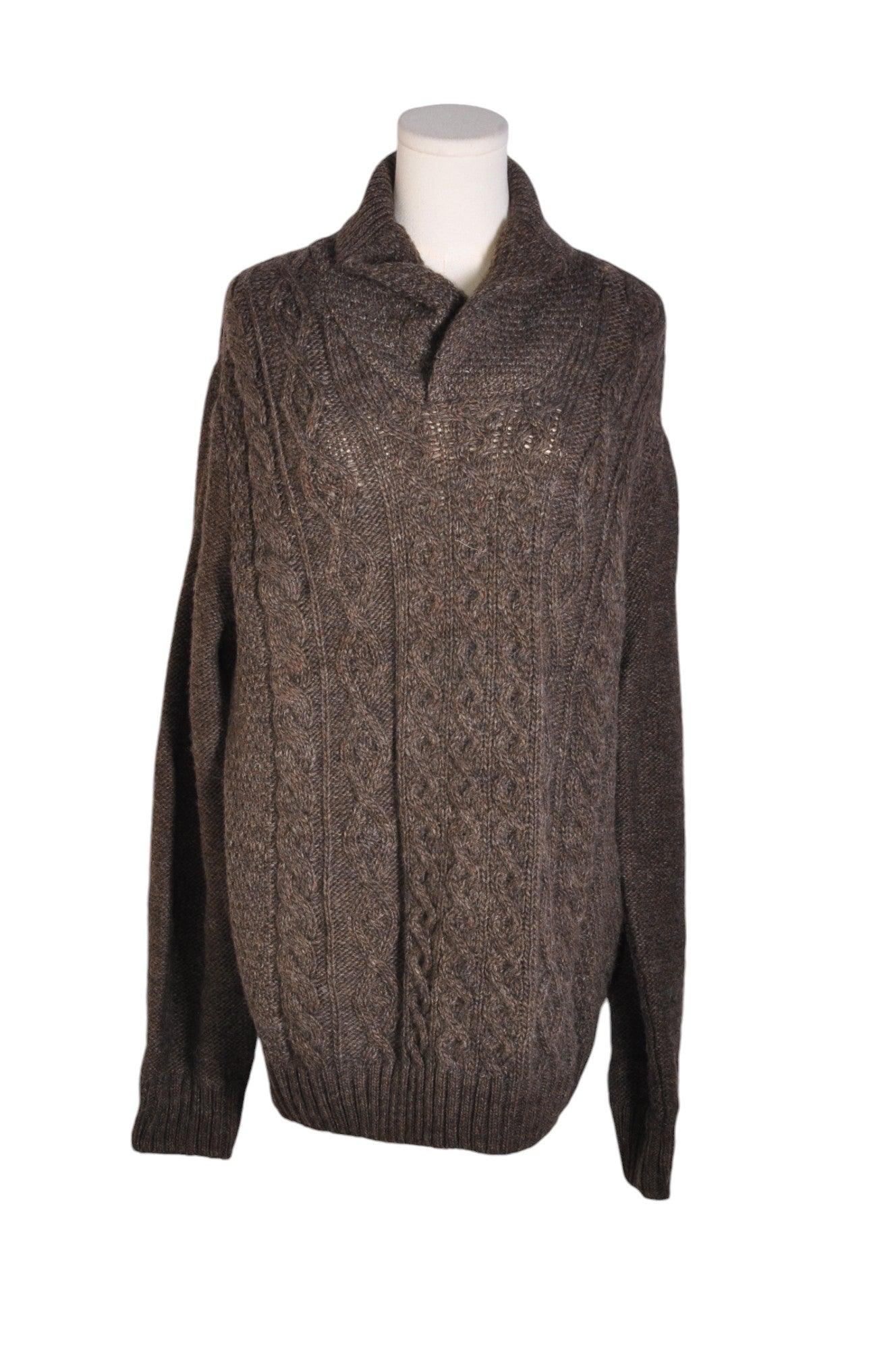 IMMAGINI Women Turtleneck Tops Regular fit in Brown - L