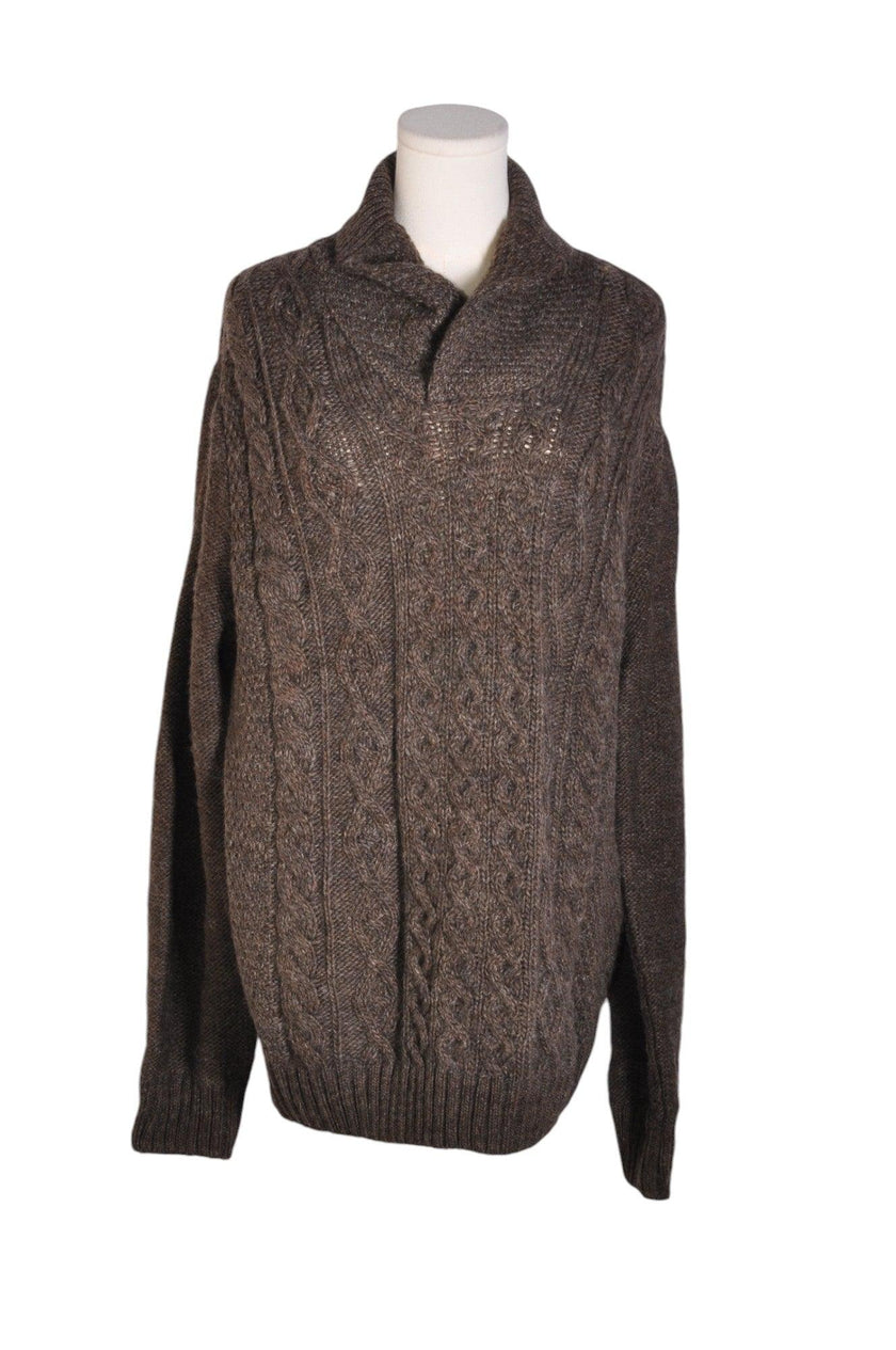IMMAGINI Women Turtleneck Tops Regular fit in Brown - L