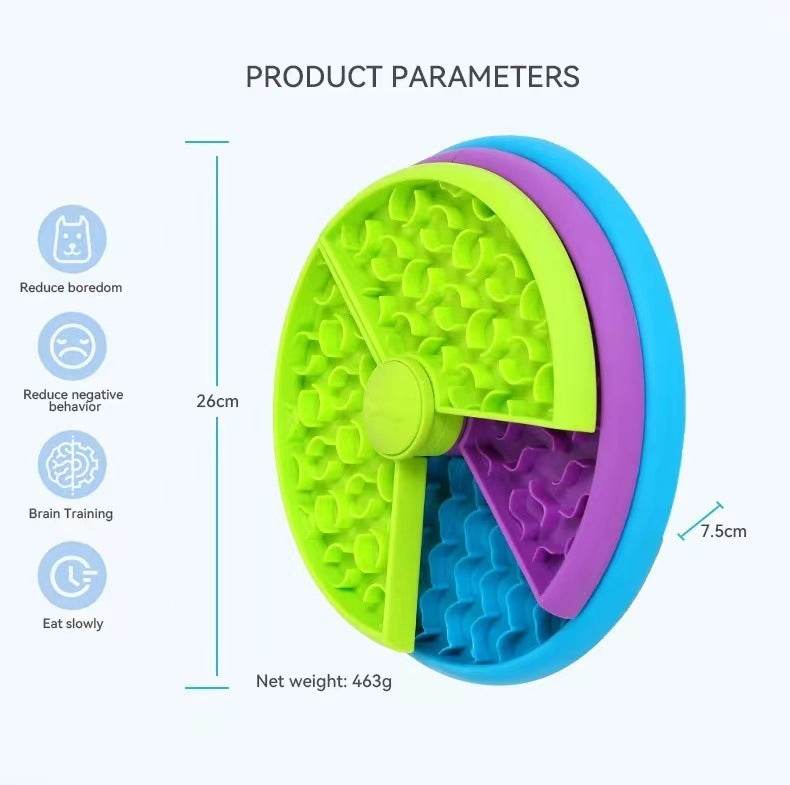 3 Layer Pet Dog Slow Feeder Bowl Anti Choking Puzzle feeder for Dog