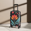 Floral Carry-On Suitcase – Vibrant Lotus & Leaves Travel Luggage