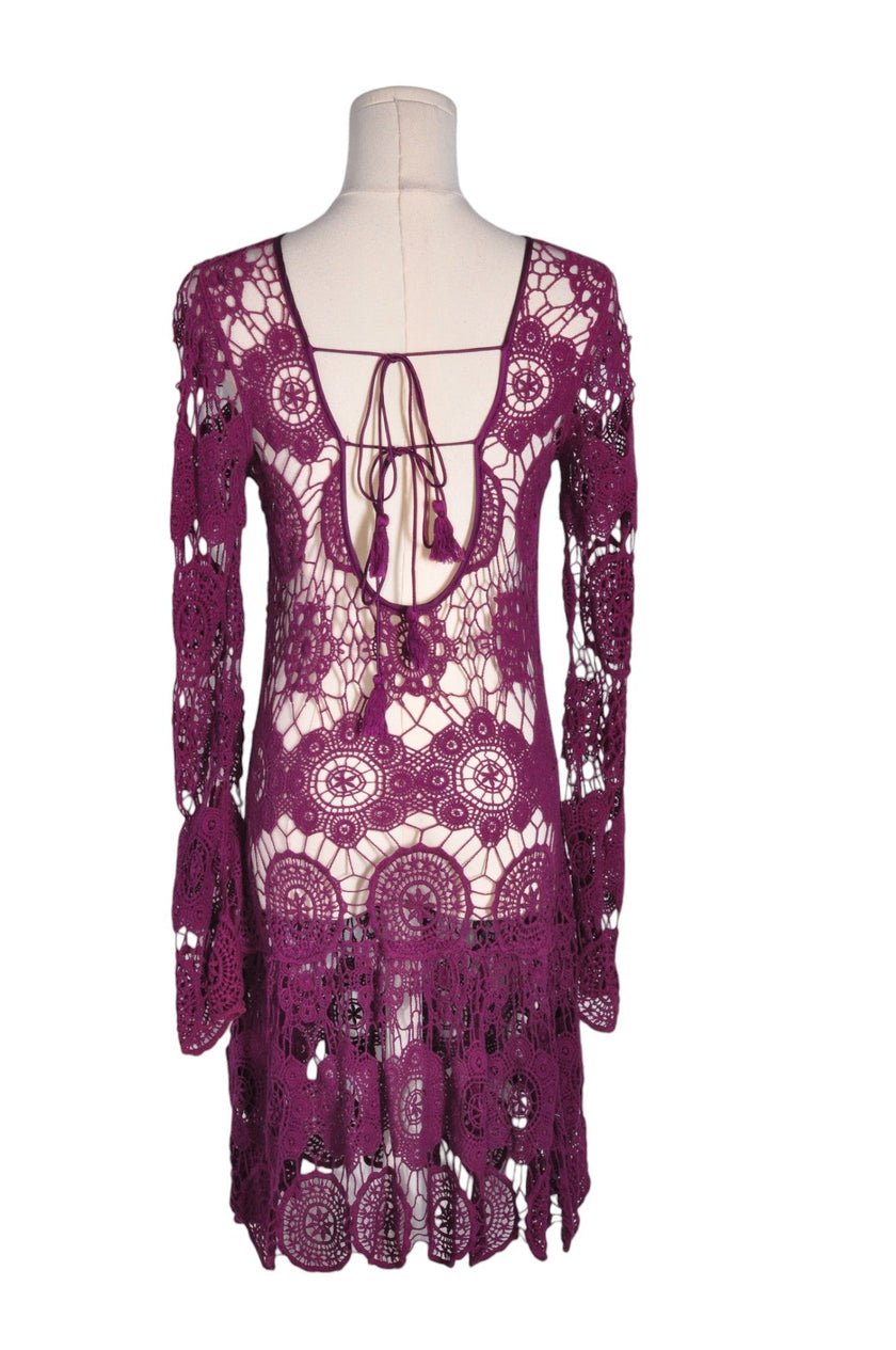 FREE PEOPLE Women Drop Waist Dresses Regular fit in Purple - XS