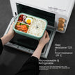Kids Plastic Bento Lunch box with Cutleries