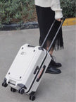 Hard Shell Carry On Luggage Spinner Suitcase – Compact Cabin Travel Trolley 20 inch