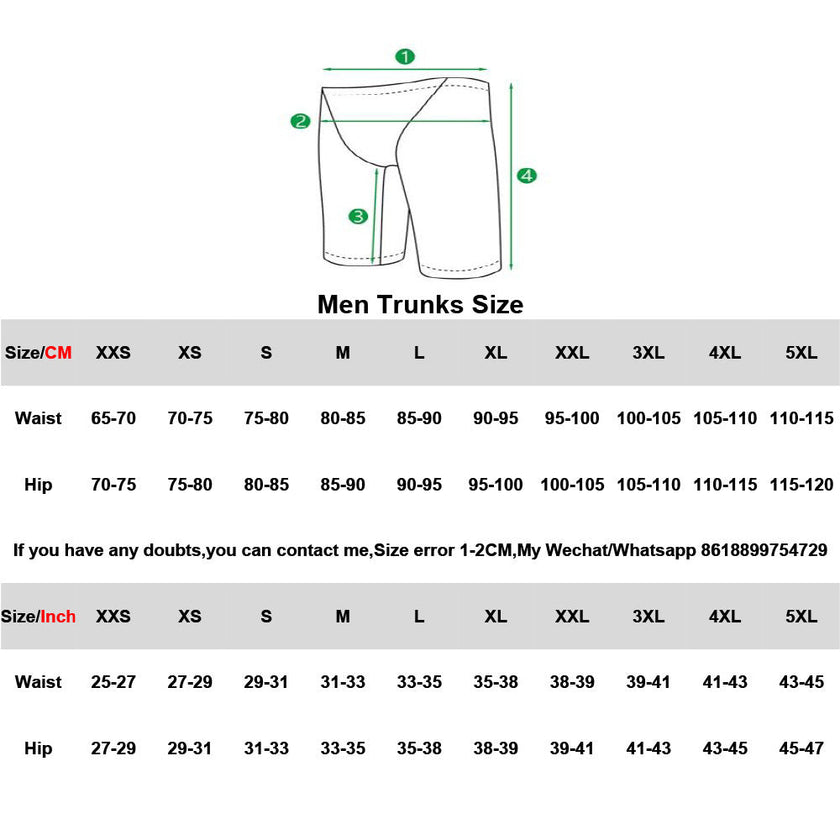 Men's Swimming Trunks Breathable Ice Silk Feeling Quick-dry Pants Swimming Equipment Summer