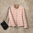 Women's Lightweight Short Inner-wear Round-neck Thermal Jacket