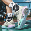 Men's Cotton Candy Basketball Sneakers – Chunky Fashion Sport Shoes
