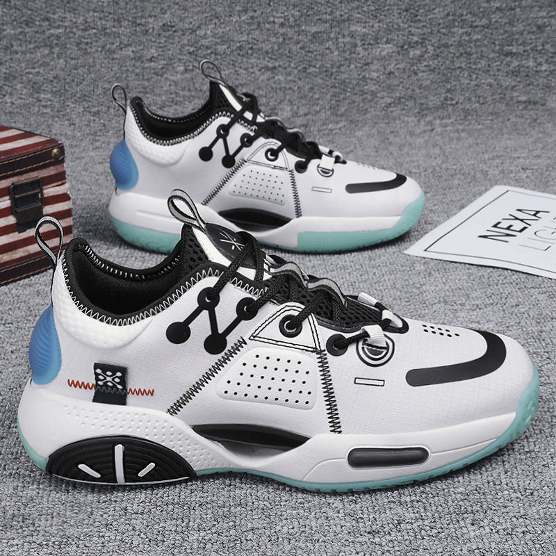 Men's Cotton Candy Basketball Sneakers – Chunky Fashion Sport Shoes