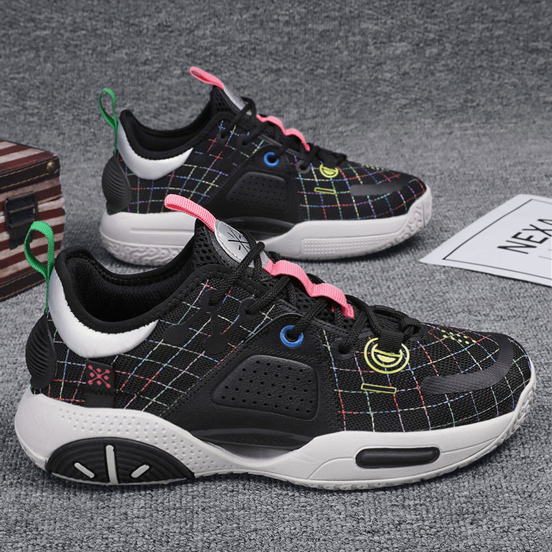 Men's Cotton Candy Basketball Sneakers – Chunky Fashion Sport Shoes