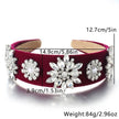 Retro Baroque Pearl Rhinestone Headband