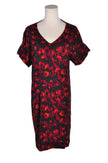 BOBEAU Women Shift Dresses Regular fit in Red - M