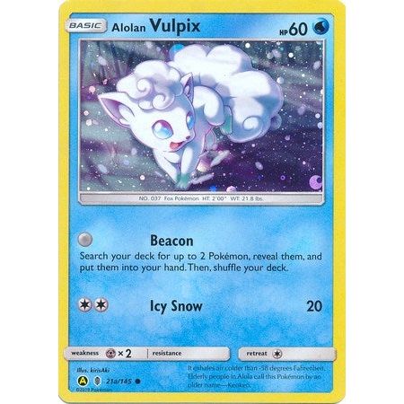 Alolan Vulpix - 21a/145 (021a/145) (PR)