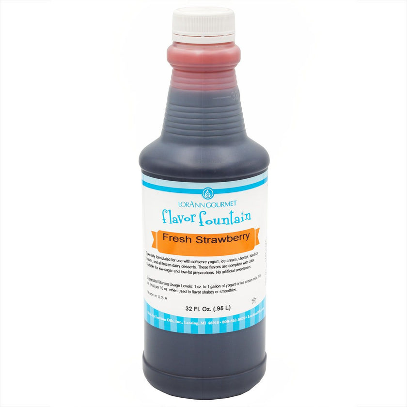 Fresh Strawberry Flavor - 4 oz. - 32 oz. - Ships Free Within Canada on Orders Above CAD $199