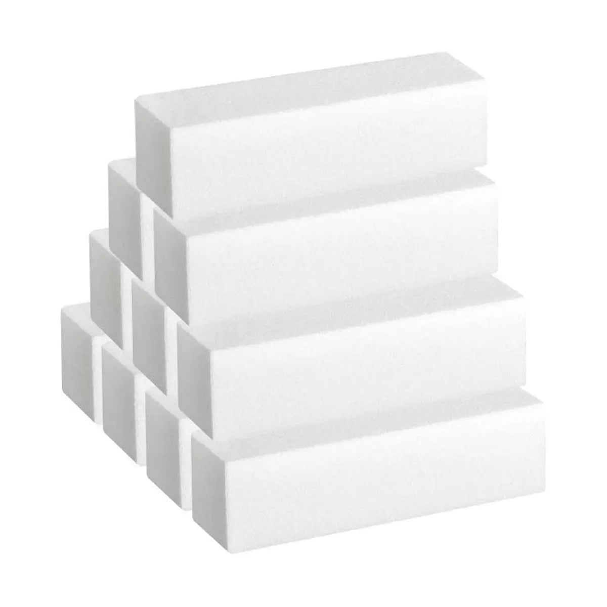 Silk B - Tampons de polissage blancs 120/120 - Lot de 10