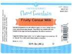 Fruity Cereal Milk Flavor Fountain - 4 oz. - 32 oz. - Ice Cream and Beverage Flavors - LorAnn Oils - Canadian Distribution - Ships Free Within Canada on Orders Above CAD $199
