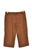 EDDIE BAUER Women Capri Pants Regular fit in Brown - 8