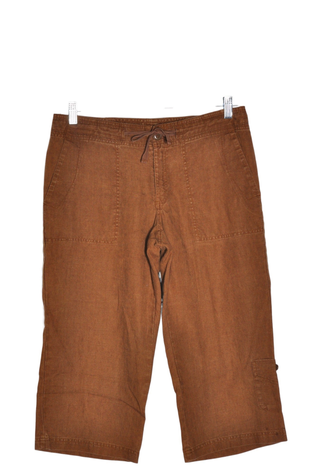 EDDIE BAUER Women Capri Pants Regular fit in Brown - 8