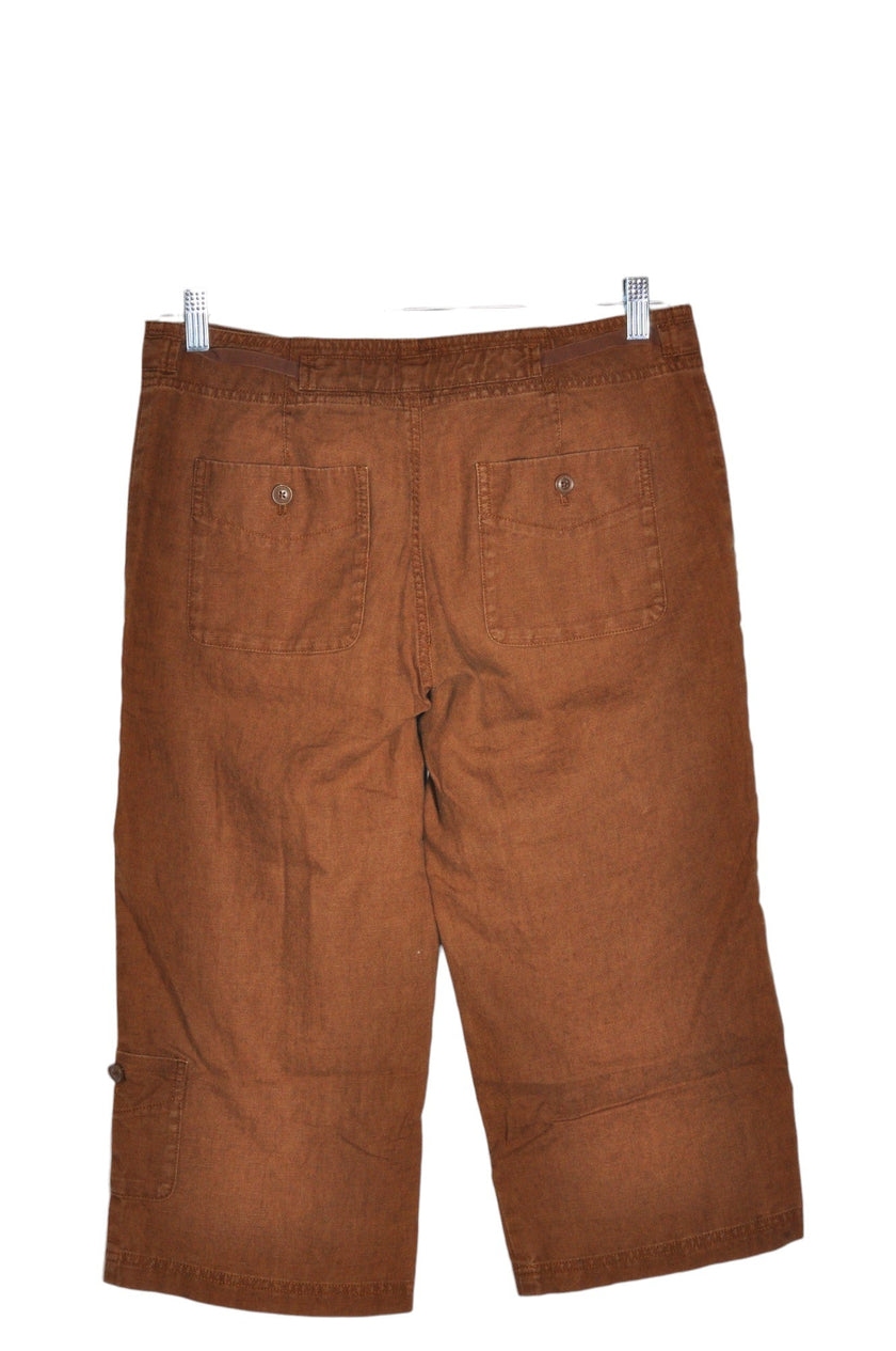 EDDIE BAUER Women Capri Pants Regular fit in Brown - 8