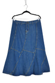 UNBRANDED Women Denim Skirts Regular fit in Blue - S, 2XL