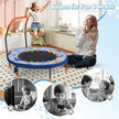 Mini Trampoline Folding Small Rebounder for Kids with Lights