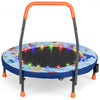Mini Trampoline Folding Small Rebounder for Kids with Lights