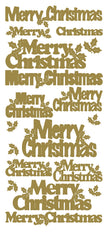 Peel-Off Stickers Merry Christmas var. sizes