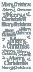 Peel-Off Stickers Merry Christmas var. sizes