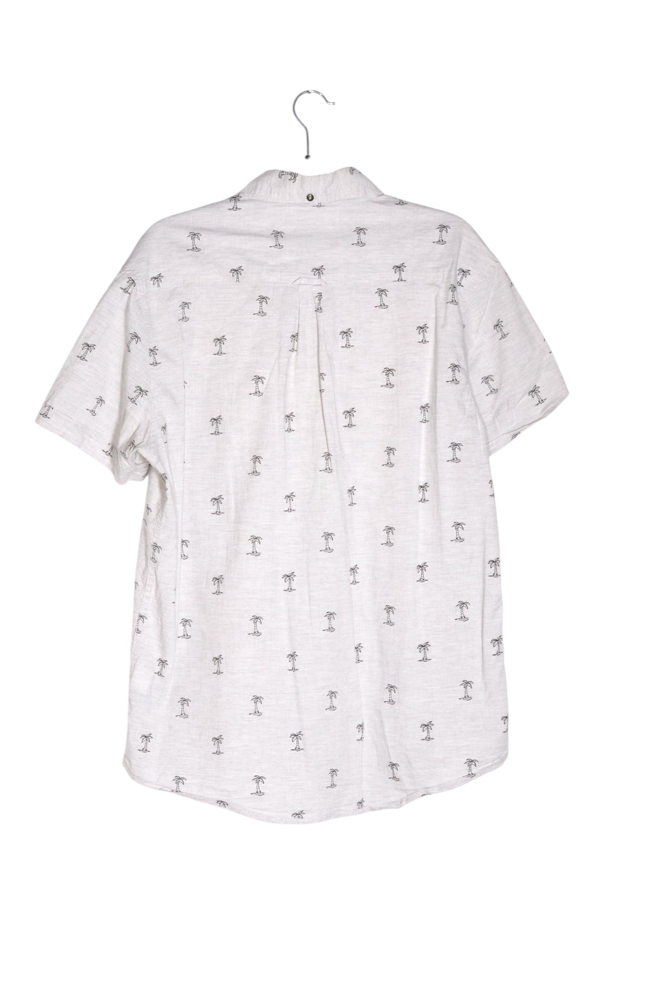 ZOO YORK Men Button Down Tops Regular fit in Gray - L