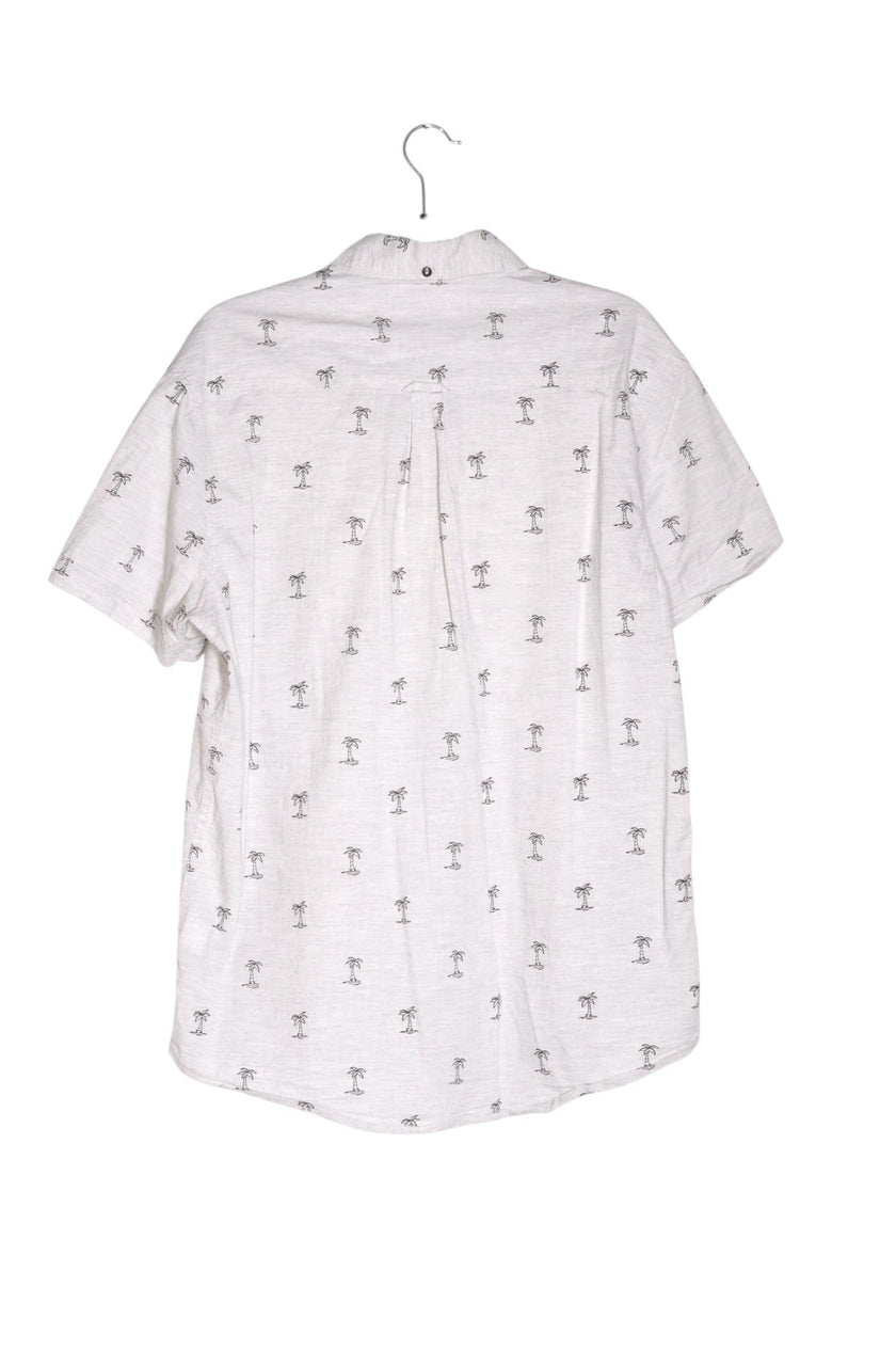 ZOO YORK Men Button Down Tops Regular fit in Gray - L