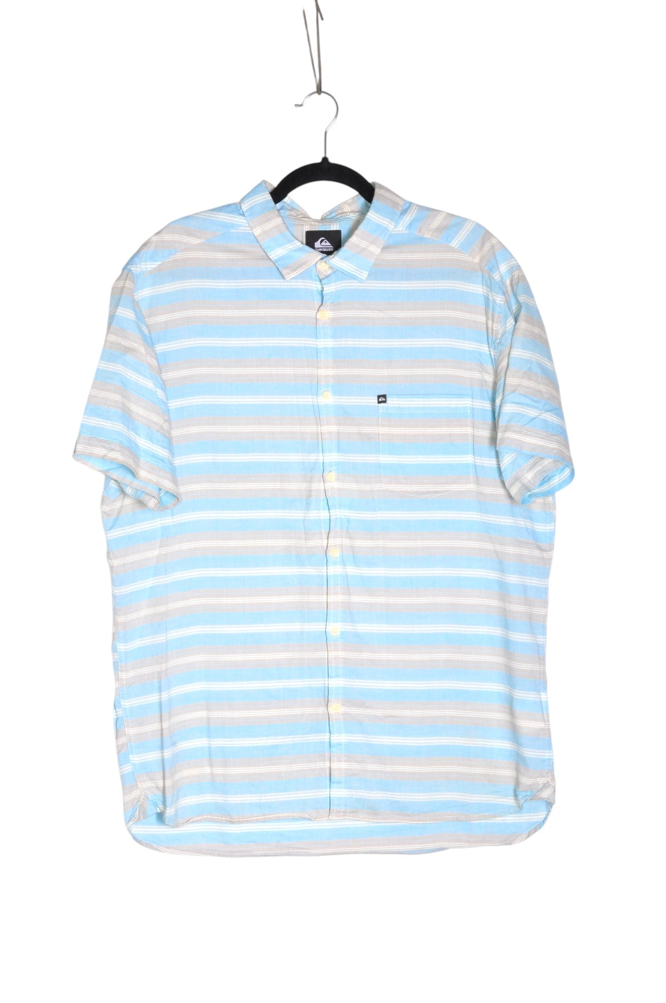 QUICKSILVER Men Button Down Tops Regular fit in Blue - XL
