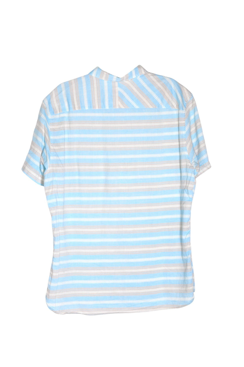 QUICKSILVER Men Button Down Tops Regular fit in Blue - XL