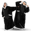 Fleece Oversized Hoodie Blanket Winter Warm Home Clothes Women Men Oversized Pullover With Pockets