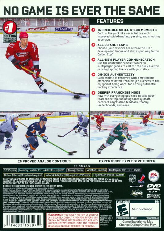 NHL 08 (occasion)